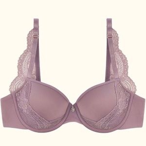 ThirdLove 24/7 Lace Back T-Shirt Bra 34 A1/2 in Twilight